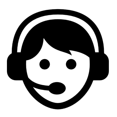 Customer support operator. icon.